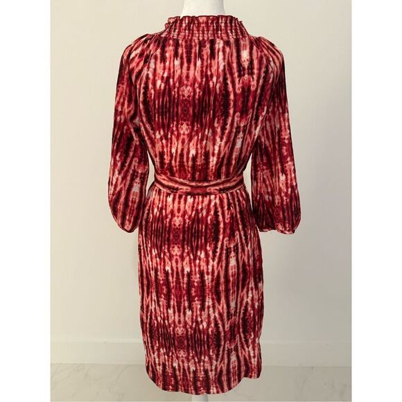 New Smocked Peasant Dress Tie Dye Waist Belt - Picture 5 of 5